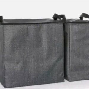 Thirty-One Double Chill Thermal Set - Charcoal Crosshatch